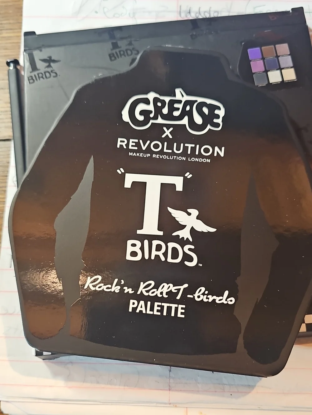 Revolution Grease T Birds Eyeshadow Palette - Black & White